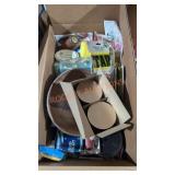 Misc household & decor box lot