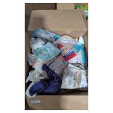 Kids clothes and party box lot
