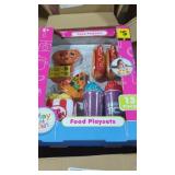 6 identical food playsets