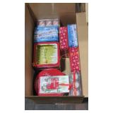 Christmas tins box lot