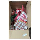 Christmas decor box lot
