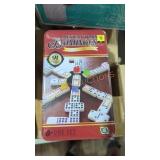 2 games of Mexican train dominoes