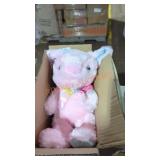 Pink and blue Easter bunnies