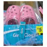 Pink Girls Clogs
