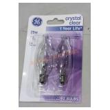 Box of crystal clear light bulbs