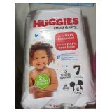 3 packs of Huggies Size 7
