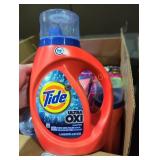 Tide Detergent & Period Products Box Lot