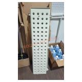 Two Plastic Display Shelves