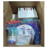 Party Supplies Box Lot
