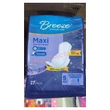 Breeze Maxi pads, 3 Packs