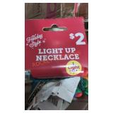Light up necklaces lot