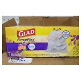 Glad ForceFlex Lavender Scent Trashbags Box Lot: