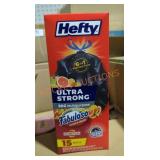 Hefty 30 Gal Citrus Scent Trashbags Box Lot