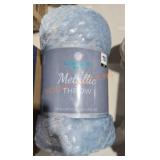 Metallic Throw Blanket