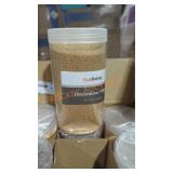 6 containers of decorative filler