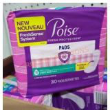Boxes of Poise Light Regular Pads - Qty 2