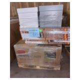 Skid Lot Of Shed, Flooring, Vanities