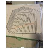 Patio Well 8ï¿½x6ï¿½ Plastic Shed
