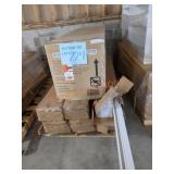 Skid Lot Of Vinyl Fencing, 72" x 22" Vanity