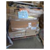 Skid Lot Of Vanity Tops, SawHorse, Sink, Shelving