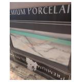 Carrara Noire 16"x32" Polished Tiles