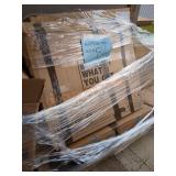 Sliding bathtub door, 12" x 42" Wall Cabinet ,