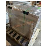 Base Cabinet 35" W x 34.5" H x 24" D Natural Wood