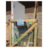 Skid Lot Of Wood Screen Doors, Industrial Door,