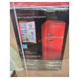 Skid Galanz Retro 10cuft. Refrigerator, 60"
