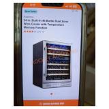 24" Bult in Wine Cooler