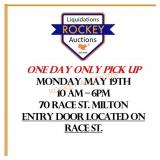 ONE DAY ONLY PICK UP INFO