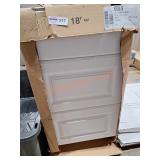 18" 3 drawer base cabinet