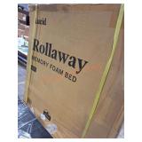 Rollaway memory foam bed