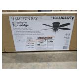 Hampton Bay 52" Ceiling Fan Stone Ridge