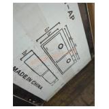 43" x 21" double bowl sink