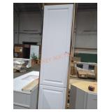 White floor cabinet with 2 doors