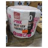 Roll of Owens Corning Pink Fiberglass Insulation