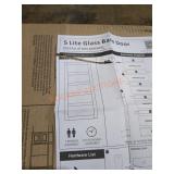 5Lite Glass Barn Door