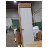 80" white stand up cabinet