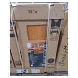 Hampton 18" wall cabinet medium oak