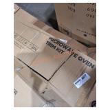 Microwave oven trim kit