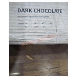 Dogberry dark chocolate floating shelf 7" x 36"
