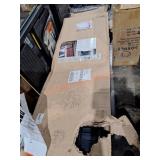 2 boxes of black shutters