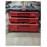 Milwaukee PACKOUT 3 Drawer Tool Box