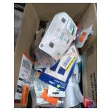Box Lot Assorted Home Improvement Items Box Lot Assorted Home Improvement Items