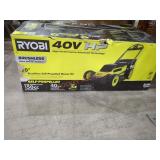 Ryobi 40v 20" Push Lawn Mower Kit
