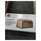 Arlington Bronze Galvanized Steel Mailbox Mount Arlington Bronze Galvanized Steel Mailbox Mount