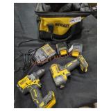 DeWalt 20V Brushless 1/2" Drill Driver & 1/4" DeWalt 20V Brushless 1/2" Drill Driver & 1/4"