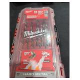 Milwaukee 15 PC red helix cobalt drill bits