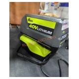Ryobi 40v 6 ah battery and charger